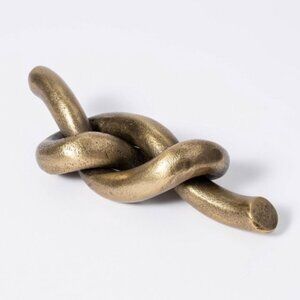 Studio Mcgee Target Decor Knot Gold Metal Cast
